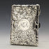 1909 British Antique Sterling Silver Card Case 63g Cohen and Charles